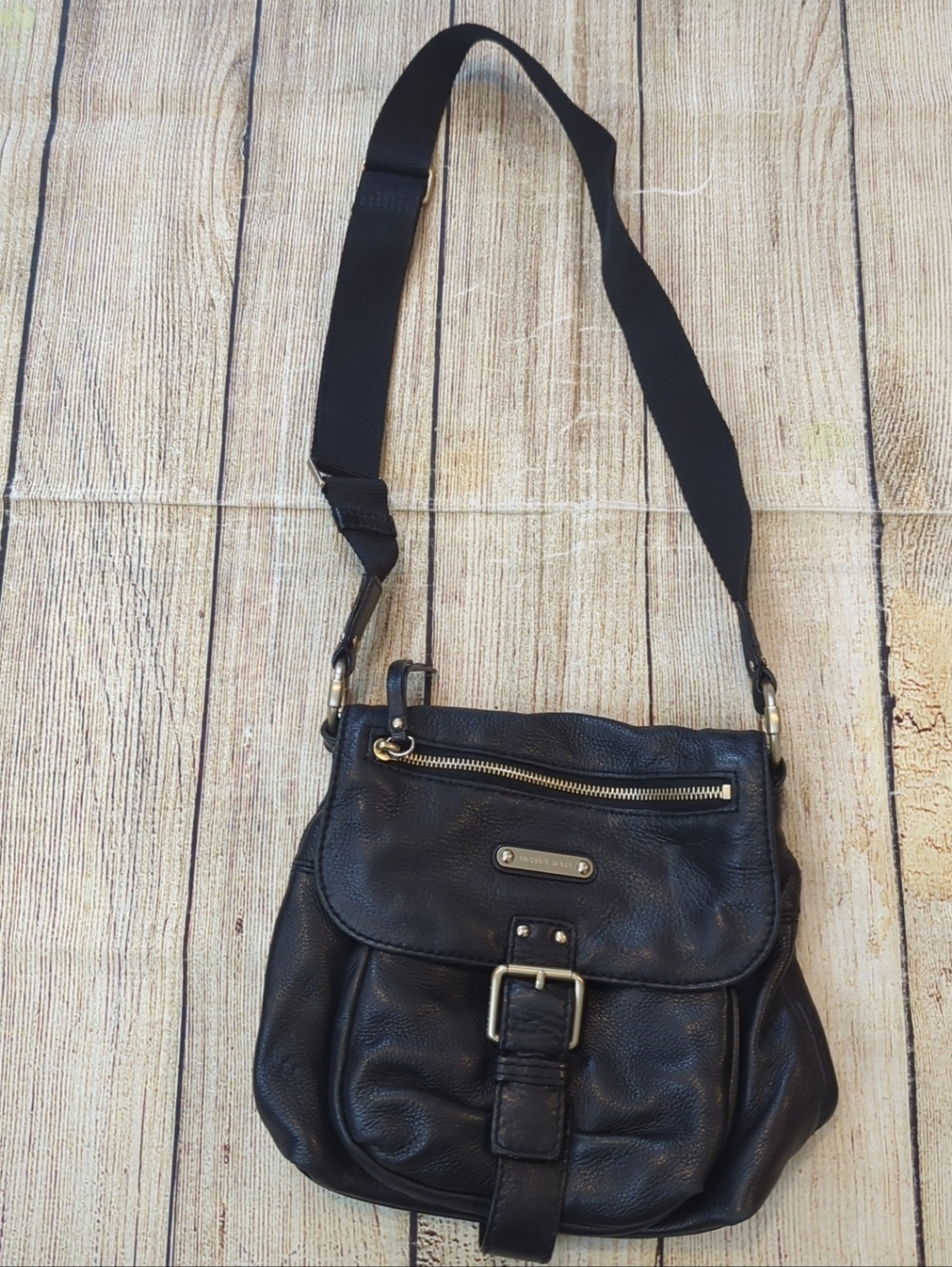 Michael Kors Y2K Black Leather Crossbody Bag